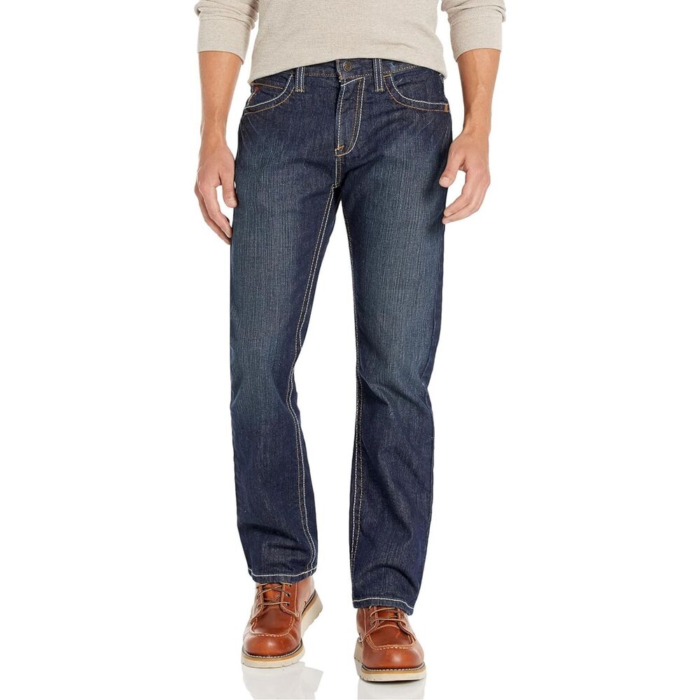 ARIAT Men's MNS FR M7 DRSTR BSC Straight Jean Shale, 42W x 34L - Picture 3 of 4